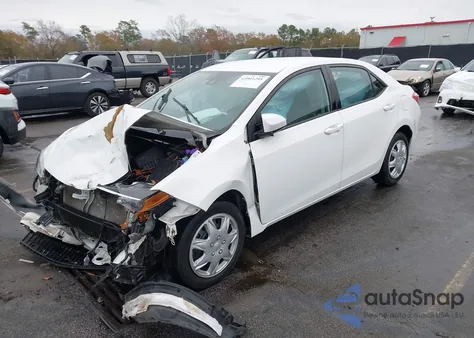 2017 Toyota Corolla Le из США, поврежденный, VIN 2T1BURHEXHC899890